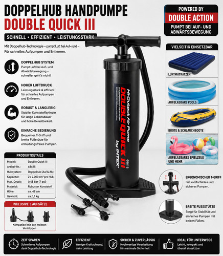 Intex 68615 double quick - double, iii